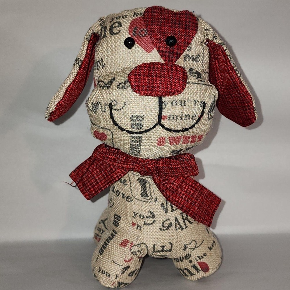 Adorable Dan Dee Collector's Choice Valentine dog plush